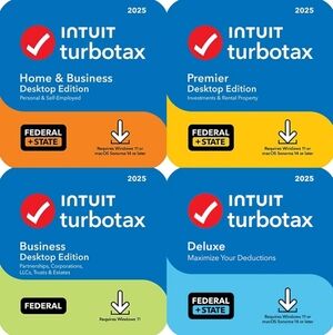 Intuit TurboTax 2025 Software Bundle